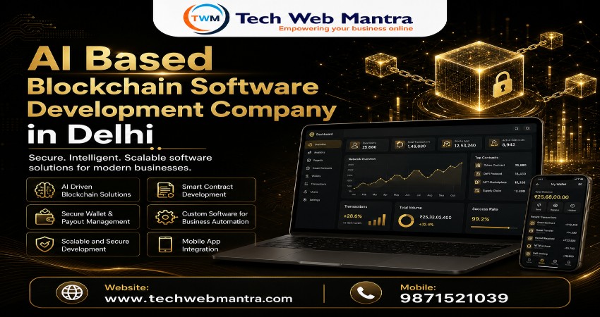 Blockchain MLM Software Development Company in Delhi | Tech Web Mantra +91 9871521039