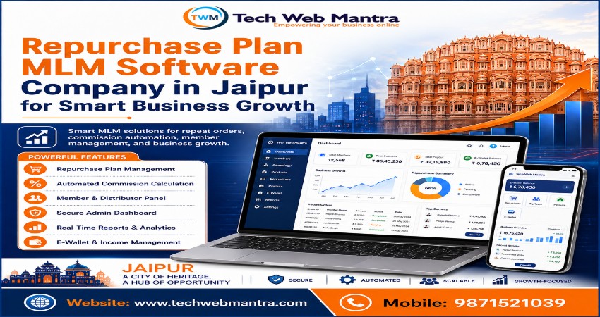 Repurchase Plan MLM Software Company in Jaipur | Tech Web Mantra