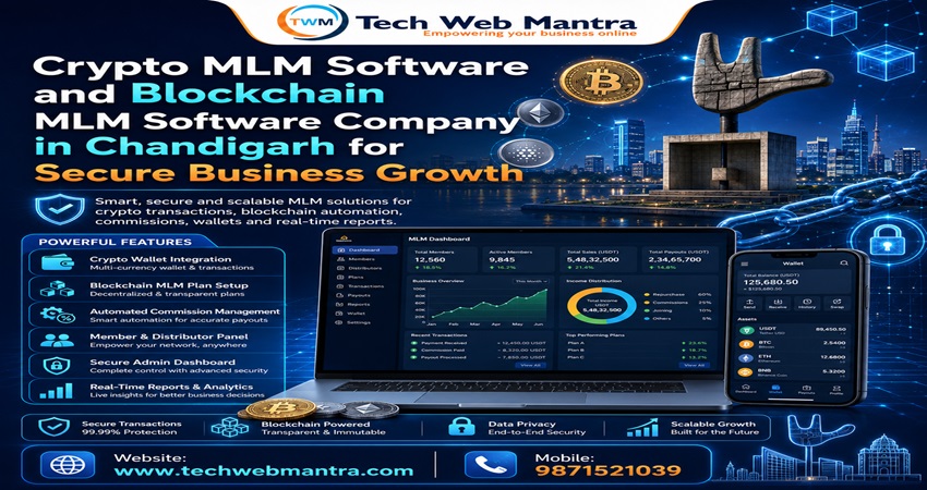 Crypto MLM Software & Blockchain MLM Software Company in Chandigarh